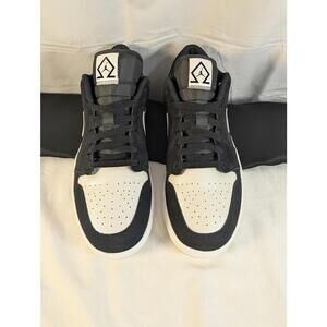 Nike Air Jordan 1 Low SE Diamond Shorts Black White DH6931-001 Men's Size 12 Box